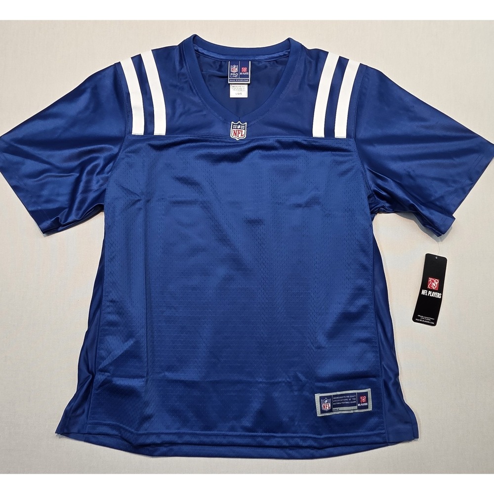 NFL Pro Line‎ Dallas Cowboys Jersey L Blue White Stripes Team Issue Blank NWT